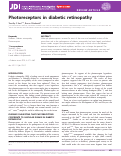 Cover page: Photoreceptors in diabetic retinopathy
