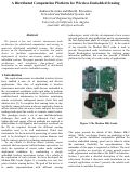 Cover page: A Distributed Computation Platform for Wireless Embedded Sensing