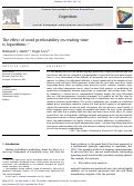 Cover page: The effect of word predictability on reading time is logarithmic