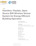 Cover page: Hamilton: Flexible, Open Source $10 Wireless Sensor System for Energy Efficient Building Operation