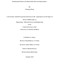 Cover page: Fundamental Studies of Lithium-Sulfur Reaction Intermediates