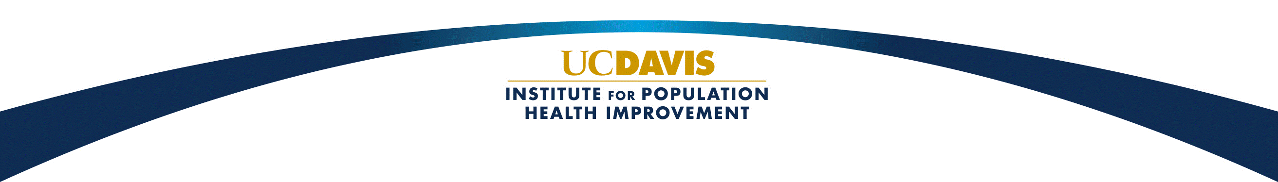 Institute for Population Health Improvement banner