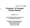 Cover page: Transport of charged particle beams