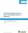 Cover page: mAPPing Roadkill to Improve Driver and Wildlife Safety on Highways