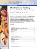 Cover page: Healthalicious Cooking: Learning about Food and Physical Activity: Lesson 6. Make It Fun: Eat and Share!