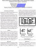 Cover page: Effects of Interactivity and Spatial Ability on the Comprehension of Spatial Relations in a 3D Computer Visualization