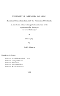 Cover page: Baconian Foundationalism and the Problem of Certainty /