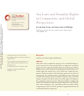 Cover page: Sex Laws and Sexuality Rights in Comparative and Global Perspectives