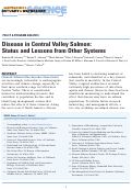Cover page: Disease in Central Valley Salmon: Status and Lessons from Other Systems