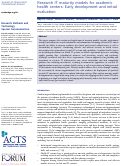 Cover page: Research IT maturity models for academic health centers: Early development and initial evaluation