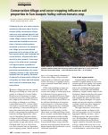 Cover page: Conservation tillage and cover cropping influence soil properties in San Joaquin Valley cotton-tomato crop