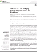 Cover page: Editorial: Sea Ice: Bridging Spatial-Temporal Scales and Disciplines
