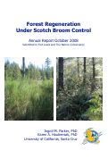 Cover page: Forest Regeneration under Scotch Broom Control. Technical report submitted to Fort Lewis and The Nature Conservancy.