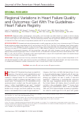 Cover page: Regional Variations in Heart Failure Quality and Outcomes: Get With The Guidelines–Heart Failure Registry
