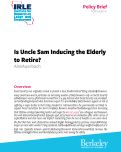 Cover page: Is Uncle Sam Inducing the Elderly to Retire?