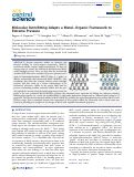 Cover page: Molecular Retrofitting Adapts a Metal–Organic Framework to Extreme Pressure