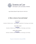 Cover page: Is There a Canon in Law &amp; Society?