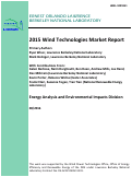 Cover page: 2015 Wind Technologies Market Report:
