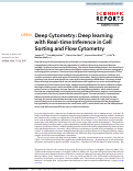 Cover page: Deep Cytometry: Deep learning with Real-time Inference in Cell Sorting and Flow Cytometry