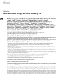 Cover page: Plant Biosystems Design Research Roadmap 1.0