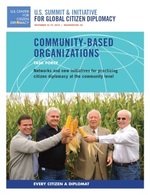 Cover page of Community-Based Organizations Task Force: Networks and New Initiatives For Practicing Citizen Diplomacy at the Community Level