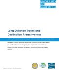 Cover page: Long Distance Travel and Destination Attractiveness 