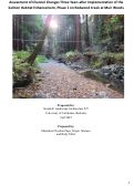 Cover page: Assessment of Channel Changes Three Years after Implementation of the Salmon Habitat Enhancement, Phase 1 on Redwood Creek at Muir Woods