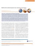Cover page: Methods for attributing land-use emissions to products