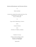 Cover page: Martin-Löf Randomness and Brownian Motion