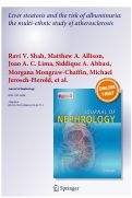 Cover page: Liver steatosis and the risk of albuminuria: the multi-ethnic study of atherosclerosis