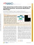 Cover page: High Spatiotemporal Resolution Imaging with Localized Plasmonic Structured Illumination Microscopy