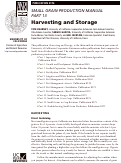Cover page: Small Grain Production Pt 13: Harvesting and Storage