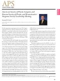 Cover page: American Society of Plastic Surgeons and Korean Society of Plastic and Reconstructive Surgeons Society Leadership Meeting