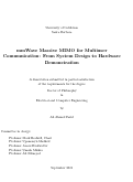 Cover page: mmWave Massive MIMO for Multiuser Communication: From System Design to Hardware Demonstration