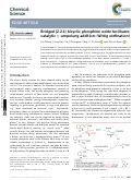 Cover page: Bridged [2.2.1] bicyclic phosphine oxide facilitates catalytic γ-umpolung addition–Wittig olefination
