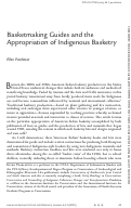 Cover page: Basketmaking Guides and the Appropriation of Indigenous Basketry