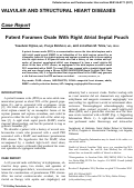 Cover page: Patent foramen ovale with right atrial septal pouch