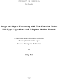 Cover page: Image and Signal Processing with Non-Gaussian Noise: EM-Type Algorithms and Adaptive Outlier Pursuit