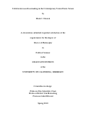 Cover page: Collaboration and Lawmaking in the Contemporary United States Senate