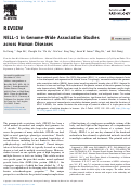 Cover page: NELL-1 in Genome-Wide Association Studies across Human Diseases