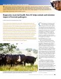 Cover page: Diagnostics in animal health: How UC helps exclude and minimize impact of livestock pathogens
