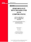 Cover page: Performance Benchmarks for I/S in Corporations (1990-1999)