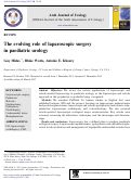 Cover page: The evolving role of laparoscopic surgery in paediatric urology