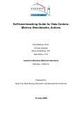 Cover page: Self-benchmarking Guide for Data Centers: Metrics, Benchmarks, Actions