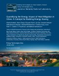 Cover page: Quantifying the energy impact of heat mitigation technologies at the urban scale
