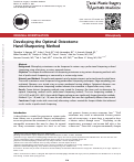 Cover page: Developing the Optimal Osteotome Hand-Sharpening Method