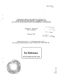 Cover page: THERMODYNAMIC and KINETIC STUDIES OF SOME GROUP III and GROUP V ELEMENTS and ALLOYS BY SOLID STATE ELECTROCHEMICAL TECHNIQUES