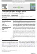 Cover page: A Semi-Empirical Growth Estimation Method for Matrix Models of Endangered Species