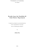 Cover page: Results from the DarkSide-50 Dark Matter Experiment