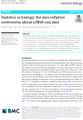 Cover page: Statistics or biology: the zero-inflation controversy about scRNA-seq data